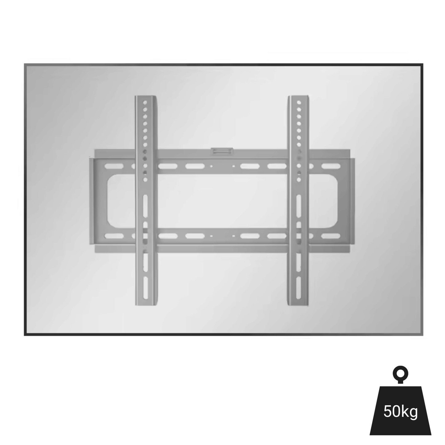 FlatWall 25 – Support TV Mural Fixe Ultra Plat 26" à 65"