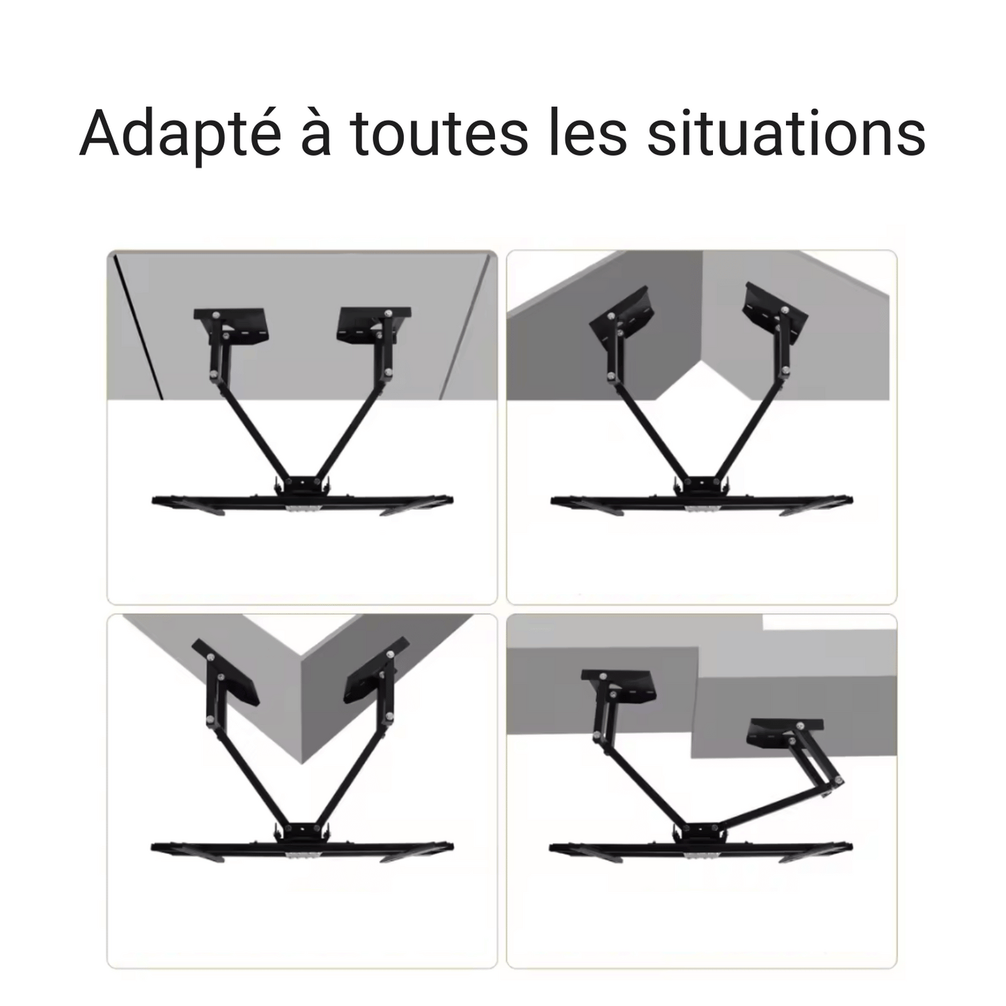 CornerMount Flex – Support TV Mural d’Angle 32" à 65"