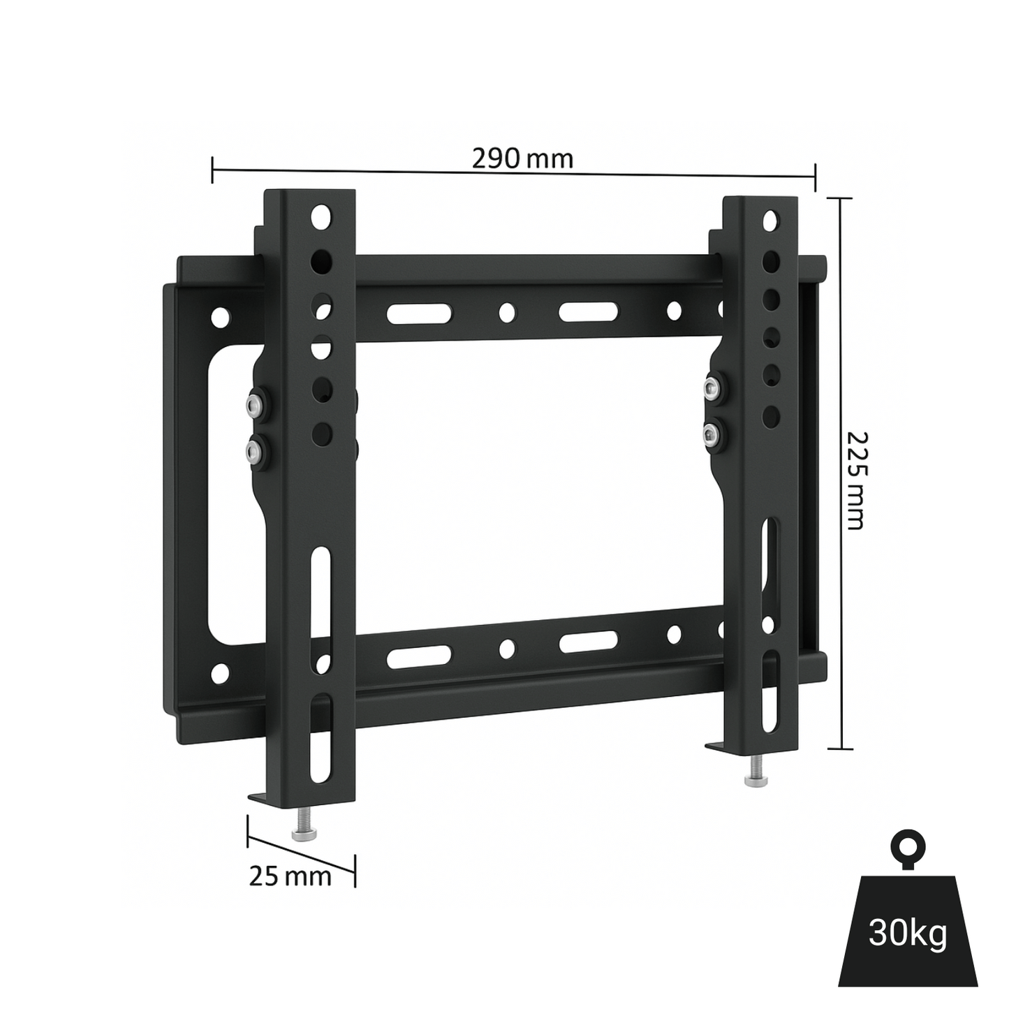 SlimTilt 25 – Support TV Mural Inclinable 14" à 42"