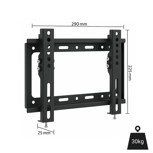 SlimTilt 25 – Support TV Mural Inclinable 14" à 42"