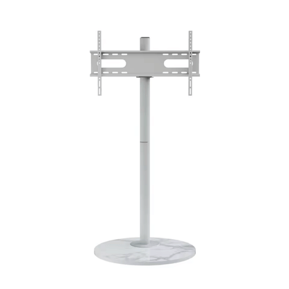 StoneBase 75 – Support TV au Sol Design avec Pied en Pierre (40" à 75")